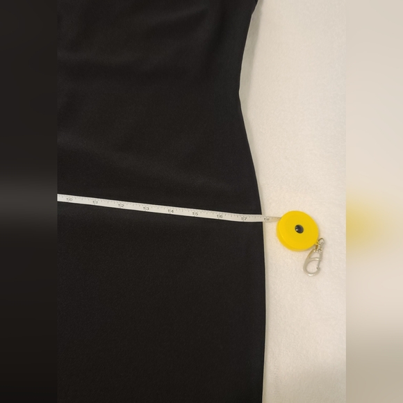 Suzy Shier Black Neck Bodycon Sheath Dress Size M - Picture 15 of 15